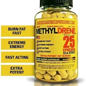 cloma pharma Methyldrene 25 Original fat burner  (100 No)