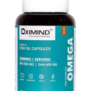 Oximind The Ultimate Omega Fish Oil Capsules, 2500mg Triple Strength, EPA