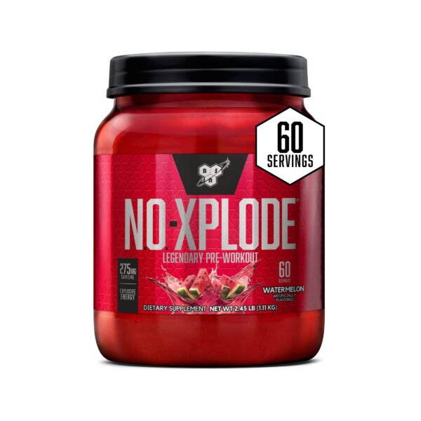 BSN N.O.-XPLODE Pre Workout Powder, Energy Supplement for Men and Women with Creatine and Beta-Alanine, 30 Servings