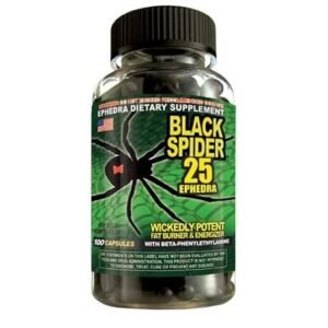 Cloma Pharma Black Spider Fat Burner,1 count, 100 capsules