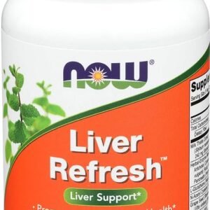 NOW Foods Supplements, Liver Refresh™ with Milk Thistle Extract and unique Herb-Enzyme blend