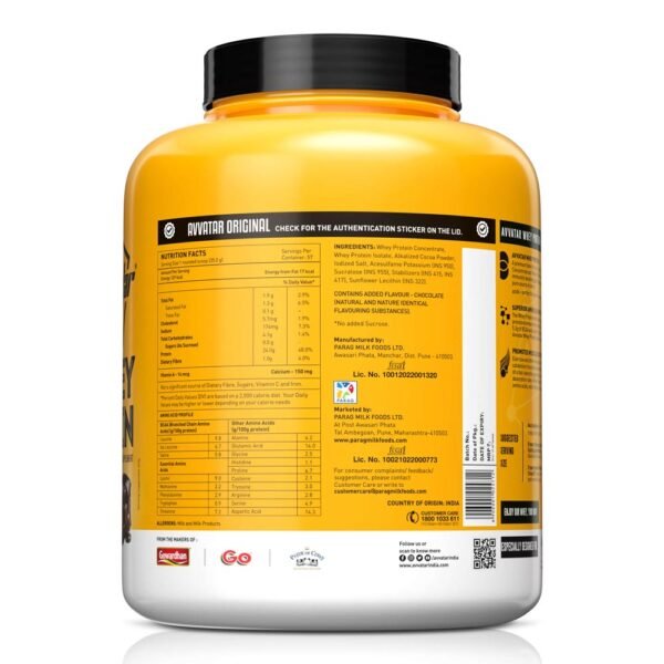 Avvatar Whey Protein | 2 Kg | Malai Kulfi Flavour - Image 2