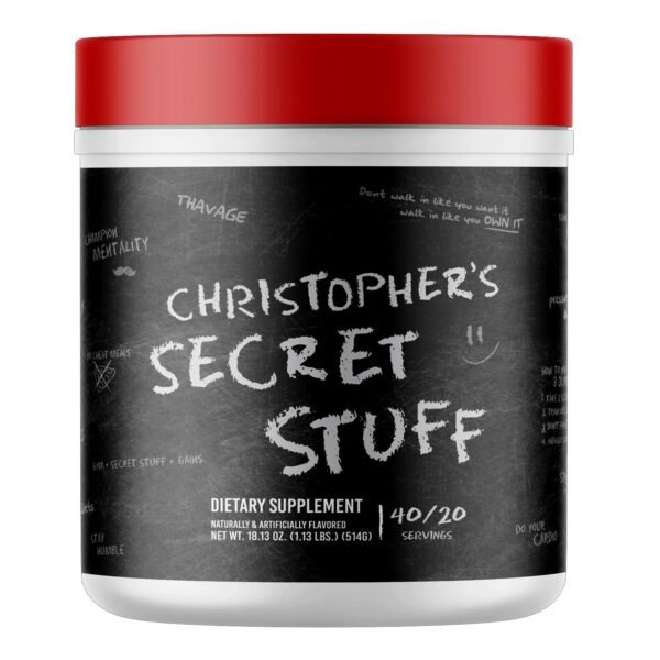 RAW CBUM Series Thavage Pre-Workout a Christopher's Secret Stuff (1.15 lbs./40 Servings)
