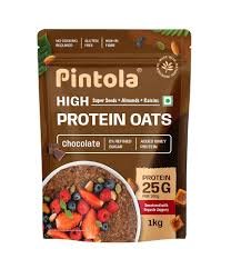 PINTOLA 25g High Protein Oats 1kg, Dark Chocolate