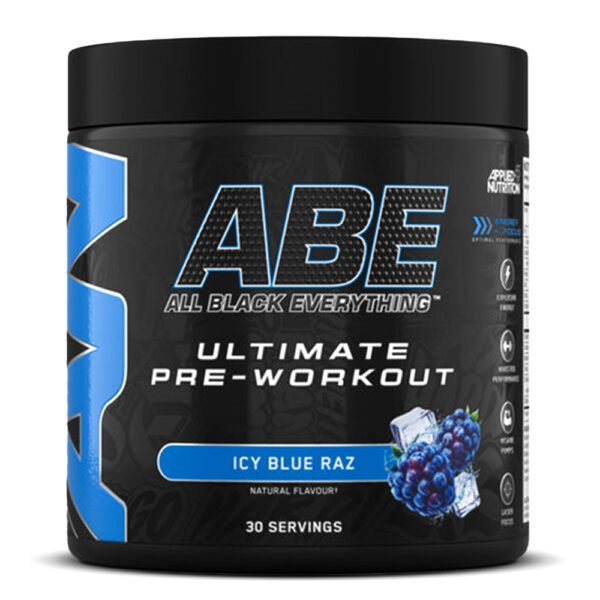 Applied Nutrition ABE, Icy Blue Raz, 375 gm, Reduction of Tiredness & Fatigue