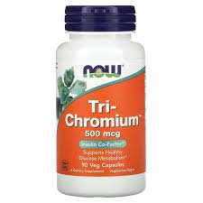 Now Foods Tri-Chromium 500mcg Veg Capsule