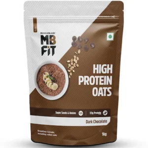 MuscleBlaze High Protein Oats Dark Chocolate • 1 kg