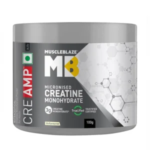 MuscleBlaze Creatine Monohydrate CreAMP Unflavoured • 100 g