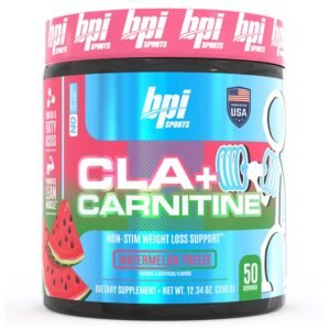 bpi Sports Cla Plus Carnitine, Snow Cone, 50, Boost Performance, Supports Weight Loss