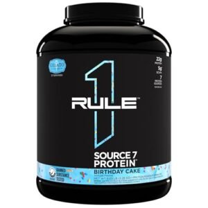Rule One Source7 Protein, Birthday Cake Gelato - 2280g ( free delivery )