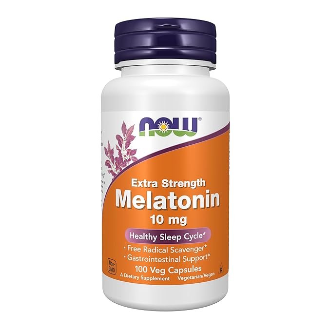 Now Foods Melatonin,10 mg,100 Veg Capsules ( free delivery )