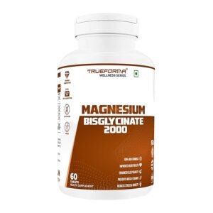 Magnesium Bisglycinate 2000 | 60 Tablets | 100% RDA Formula for Muscle, Nerve & Heart Health ( free delivery )