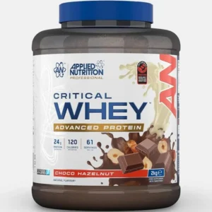 Applied Nutrition Critical Whey Protein Powder 2kg - High Protein Powder, Protein Milkshake, Muscle Building Supplement with BCAAs & Glutamine (2kg - 67 Servings) (2kg, Chocolate Milkshake) ( free delivery )
