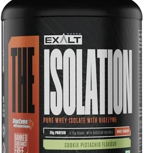 Exalt Supps The Isolation Pure Whey Isolate With Digestive Enzymes | 25g Protein | 5.6g BCAAs | 150mg Digestive Enzyme | Zero Added Sugar | Whey ( free delivery )