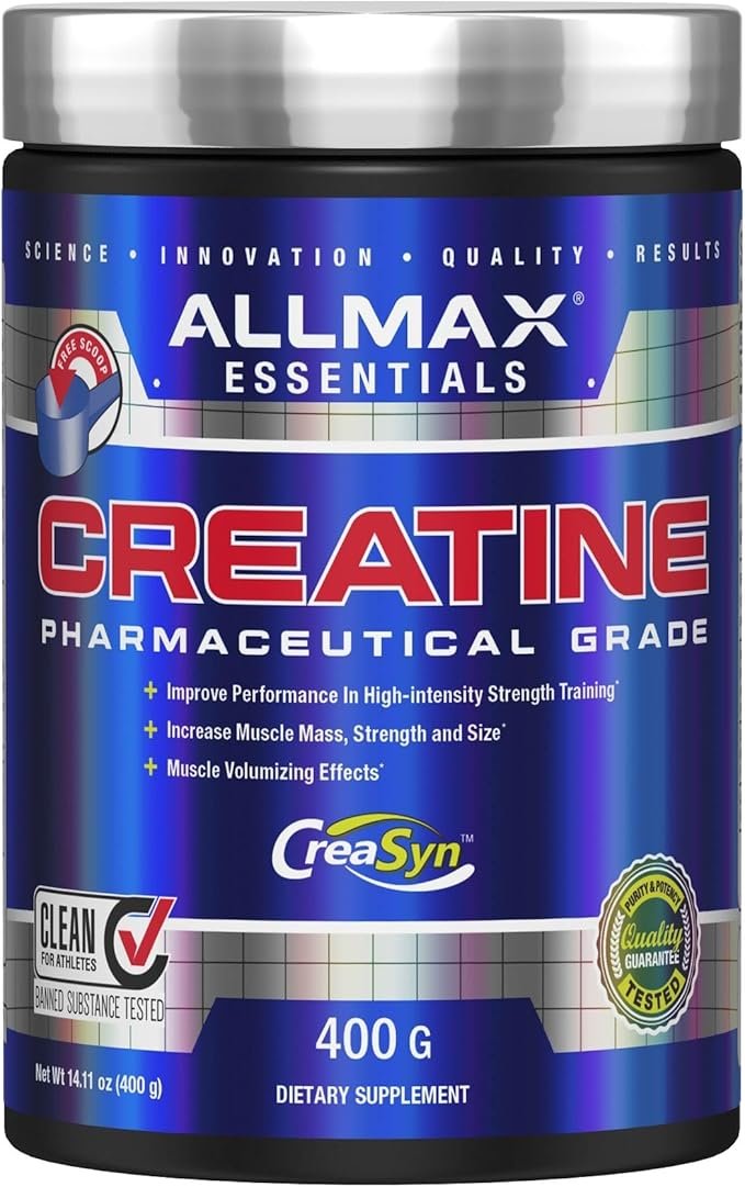 ALLMAX Nutrition Creatine Monohydrate Powder, Unflavored – Pure Micronized Creatine Supplement for Men & Women – Supports Strength, Performance & Training Intensity – Vegan, Gluten Free (400g) ( free delivery )