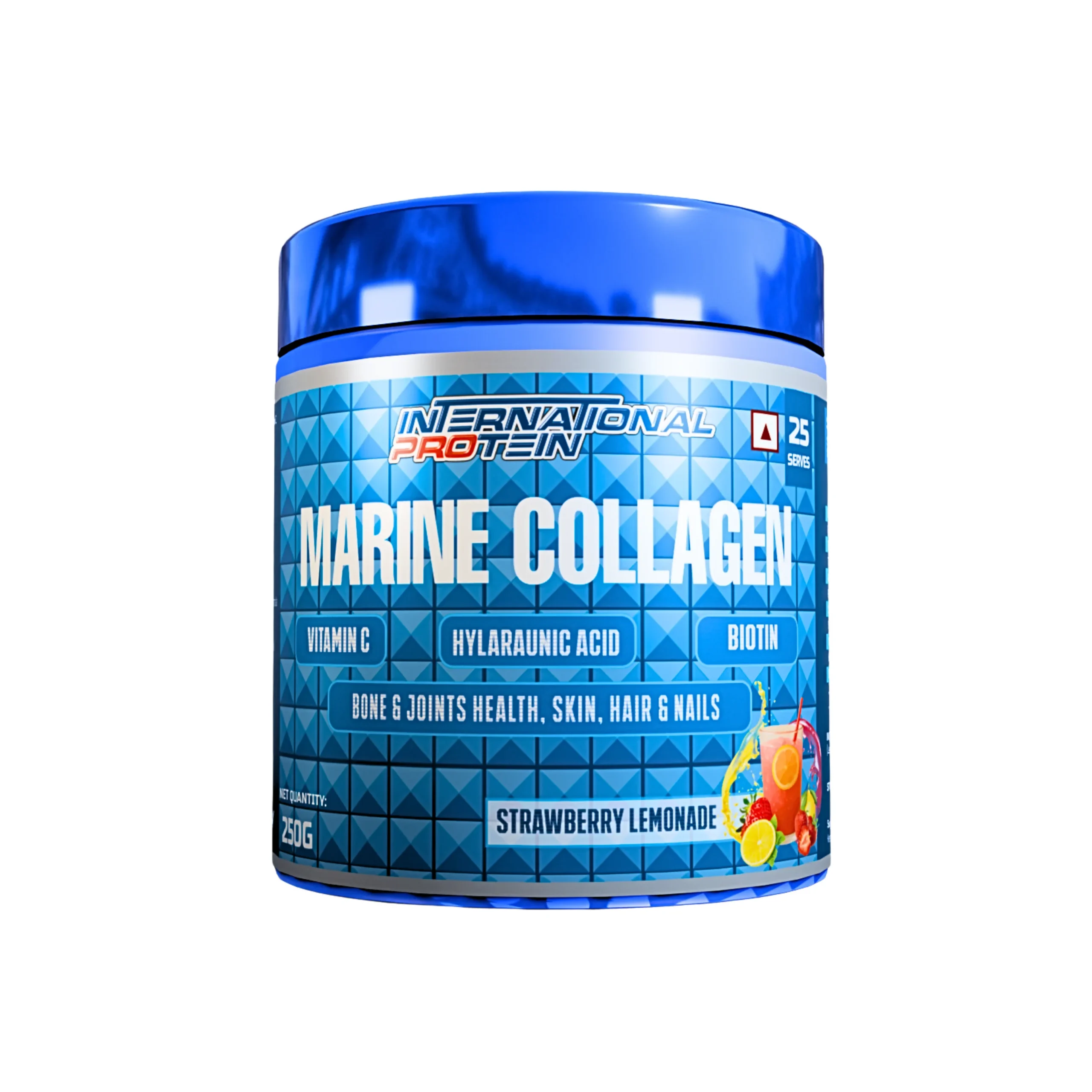 International Protein Marine Collagen – Type I Hydrolysed Peptides for Skin Glow, Hair & Nail Strength, Joint Support ( free delivery )
