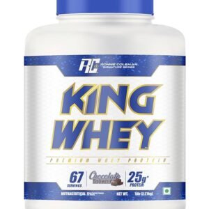 Ronnie Coleman Signature Series King Whey Protein, Chocolate Brownie (67 Servings, 2.27kg / 5lbs) | Premium Whey Protein Powder ( free delivery