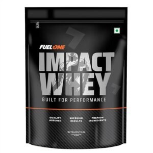 FUELONE Impact Whey Protein Powder, Chocolate (1kg / 2.2lbs) | 23g Protein per Scoop ( free delivery )